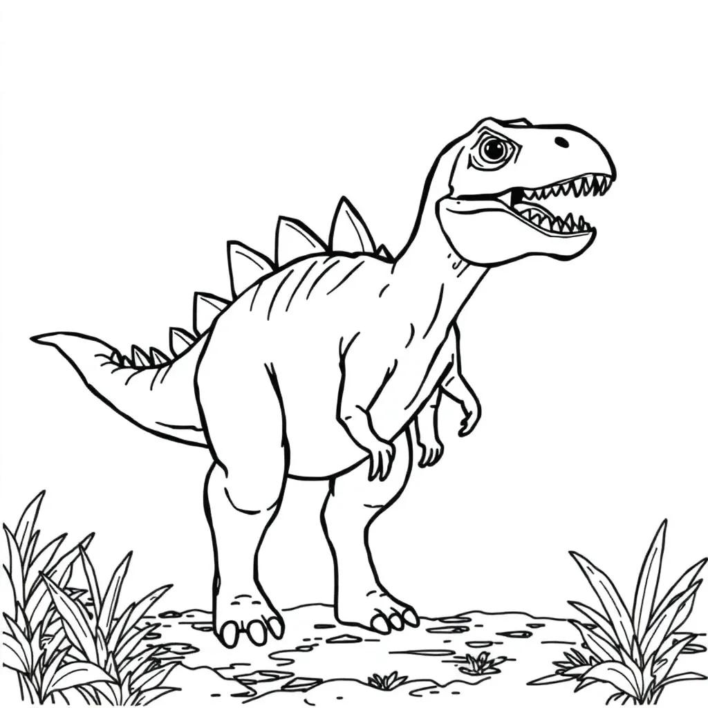 Free Printable Coloring Pages Dinosaurs
