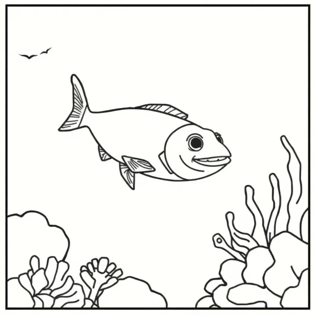 Free Coloring Pages Sea Creatures