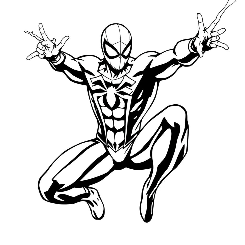 Free Spiderman Printable Coloring Pages