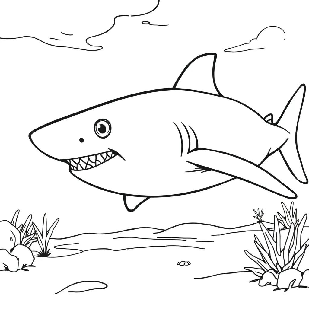 Free Shark Coloring Pages Free Shark Coloring Pages