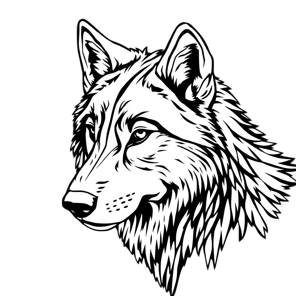 Free Coloring Pages Of Wolves