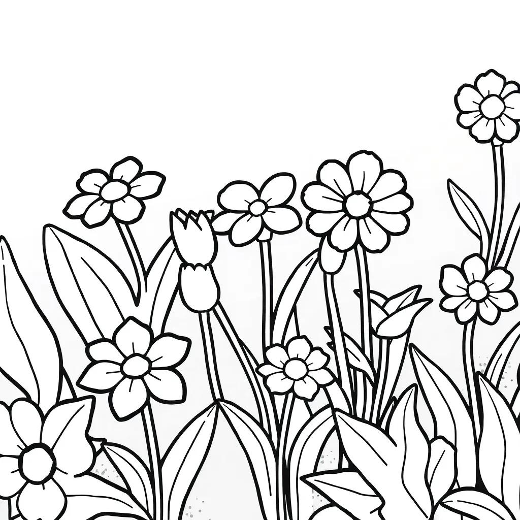 Free Garden Coloring Pages