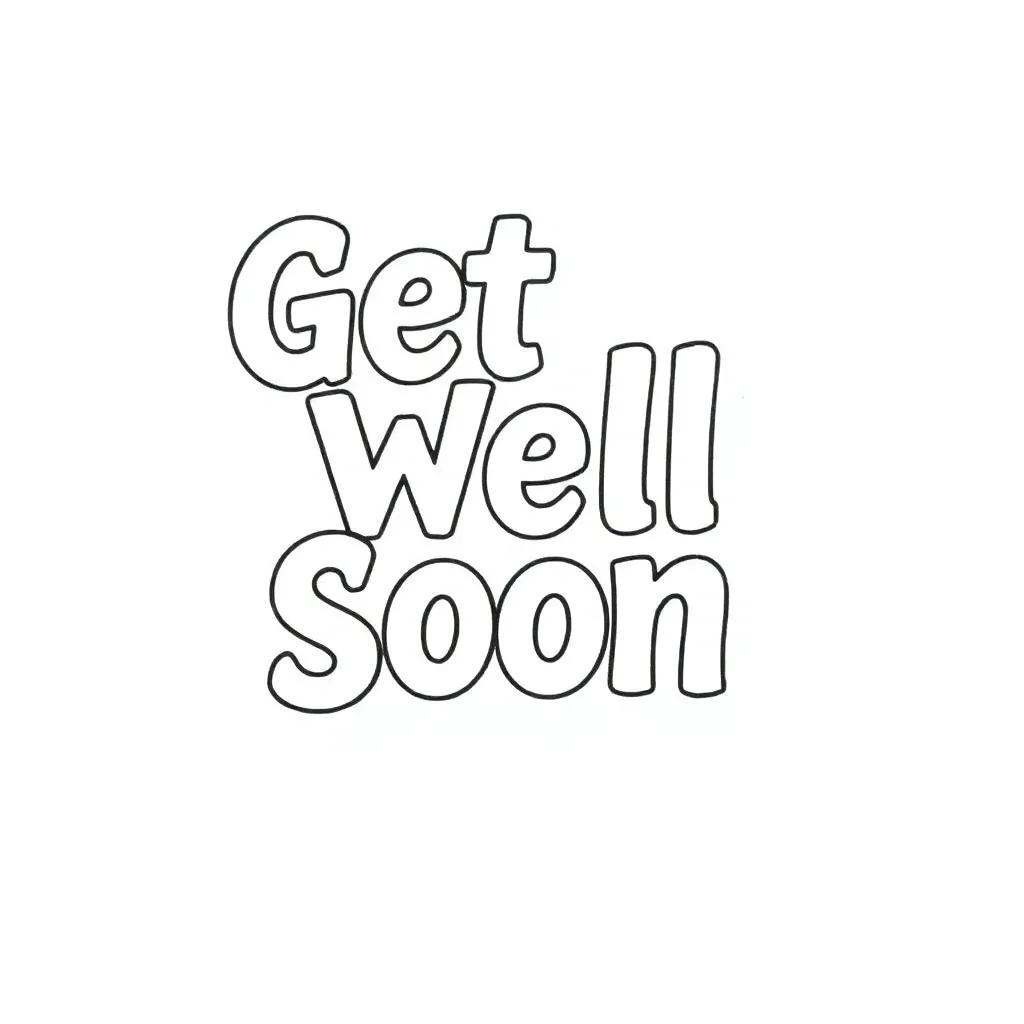 Free Printable Get Well Soon Coloring Pages