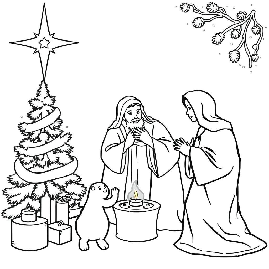 Free Christmas Coloring Pages Christian