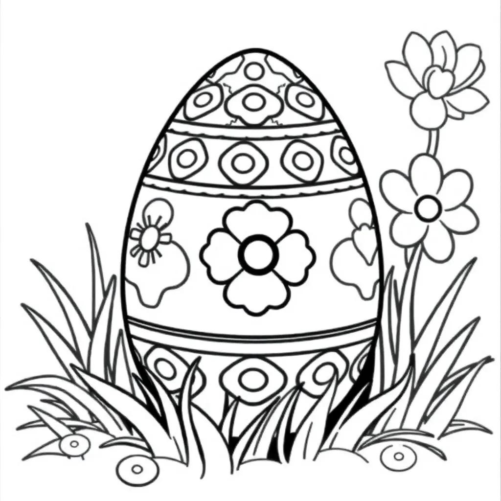Free Easter Egg Coloring Pages To Print
