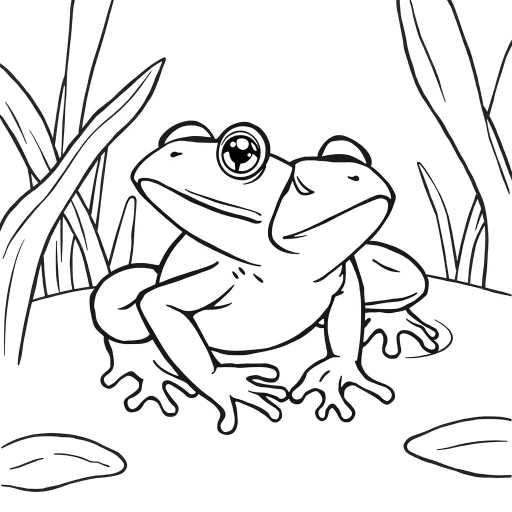 Frog Free Coloring Pages Frog Free Coloring Pages