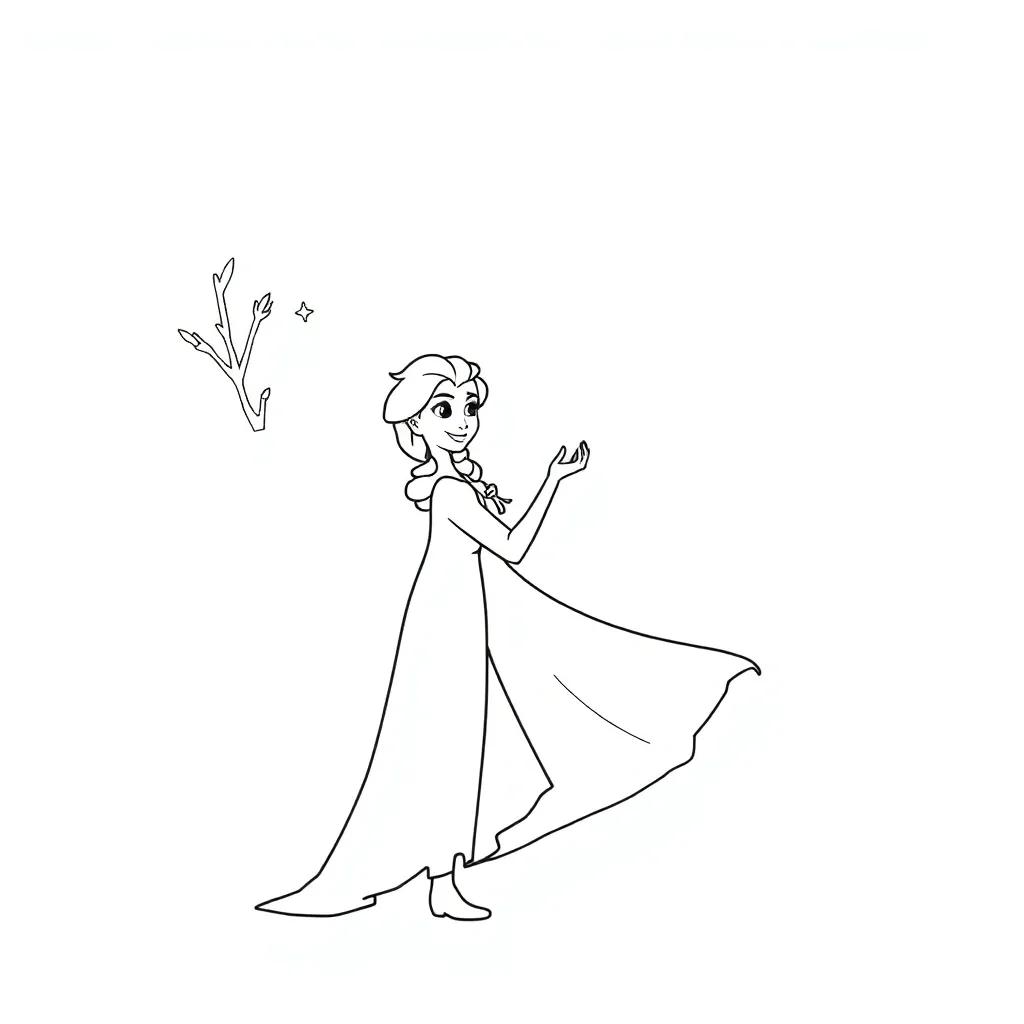 Frozen 2 Coloring Page
