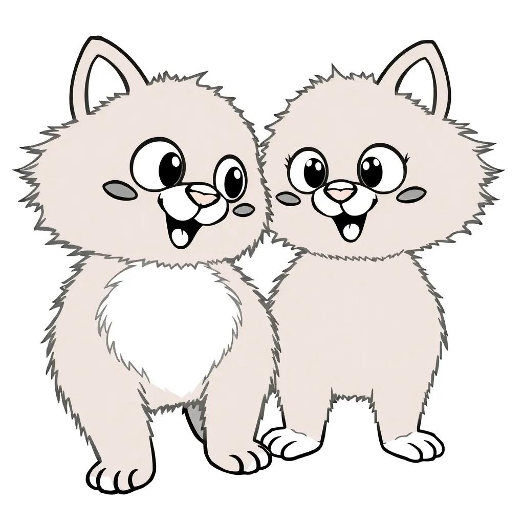 Fuzzy Friends Coloring Pages Fuzzy Friends Coloring Pages