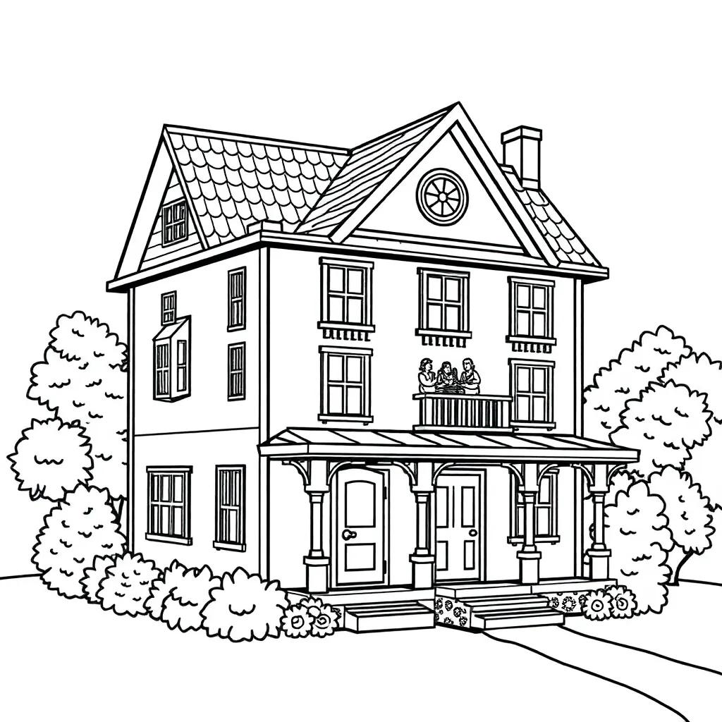 Gaby’s Dollhouse Coloring Pages