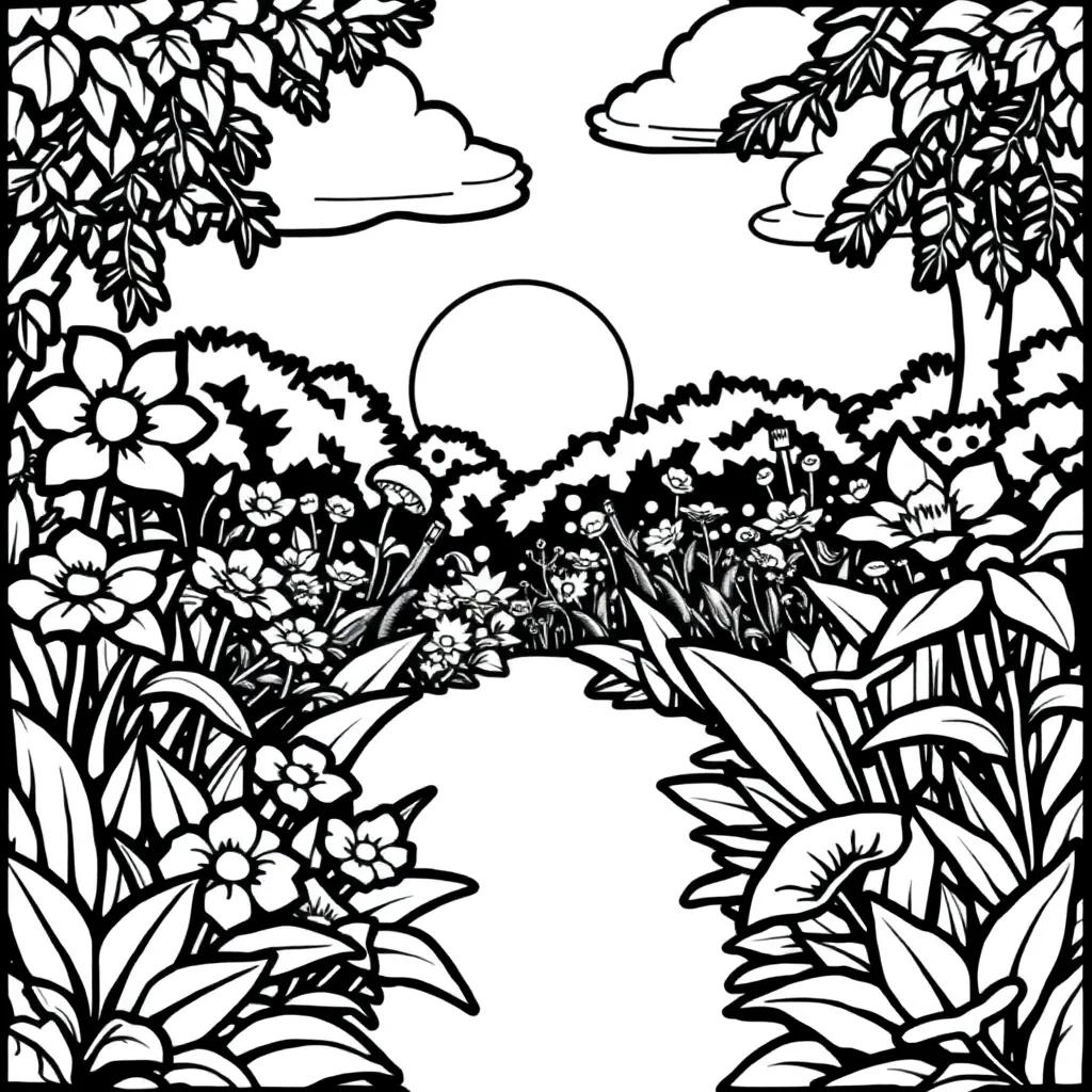 Garden Of Banban Coloring Pages