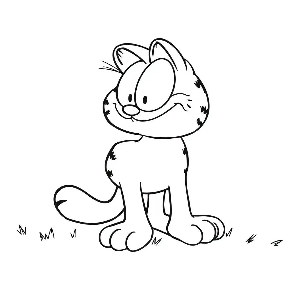 Garfield Free Coloring Pages