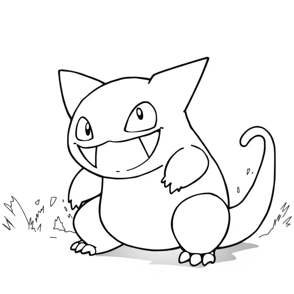 Gengar Pokemon Coloring Pages
