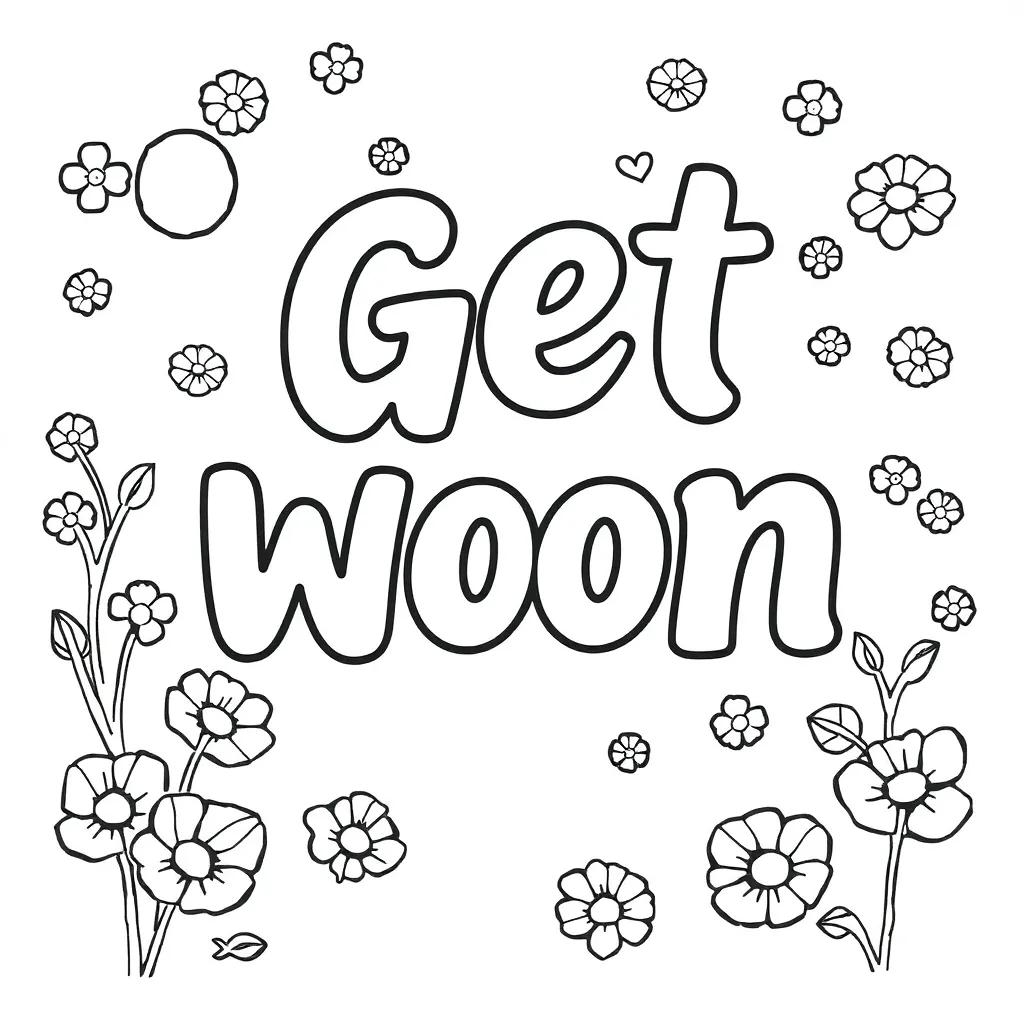 Get Well Soon Coloring Pages Free Printable