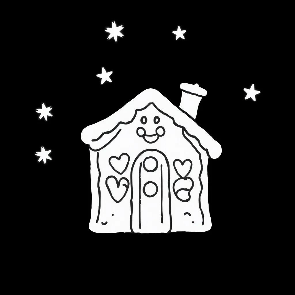 Gingerbread Printable Coloring Pages