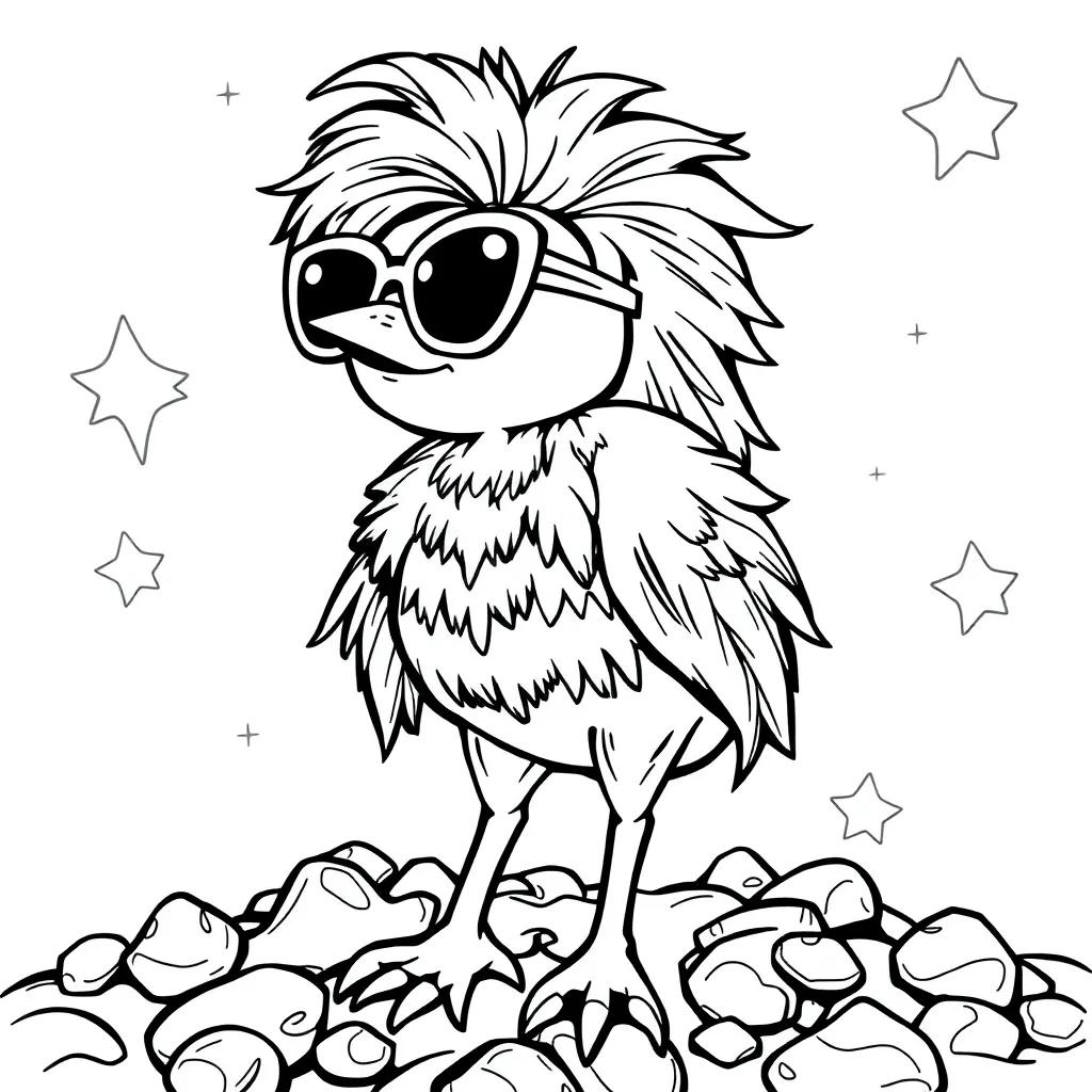 Glamrock Chica Coloring Page Glamrock Chica Coloring Page