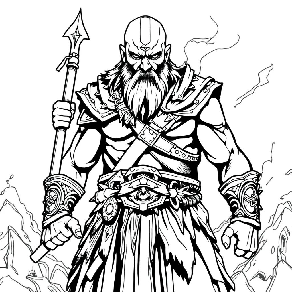 God Of War Coloring Pages