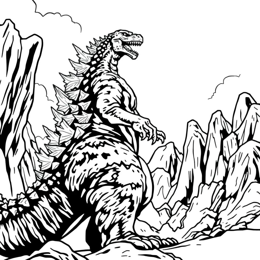 Godzilla King Of The Monsters Coloring Pages