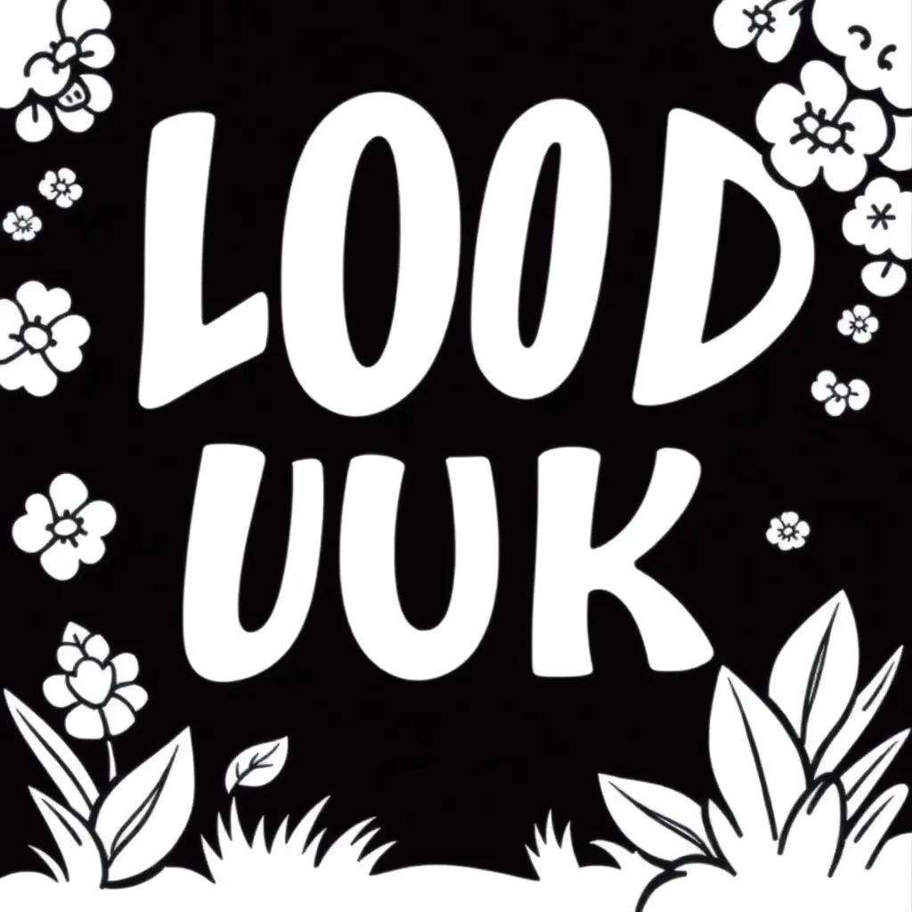 Good Luck Coloring Page