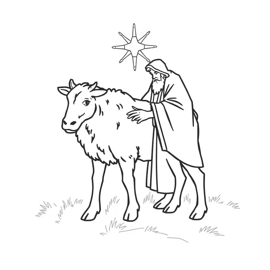 Good Shepherd Coloring Page