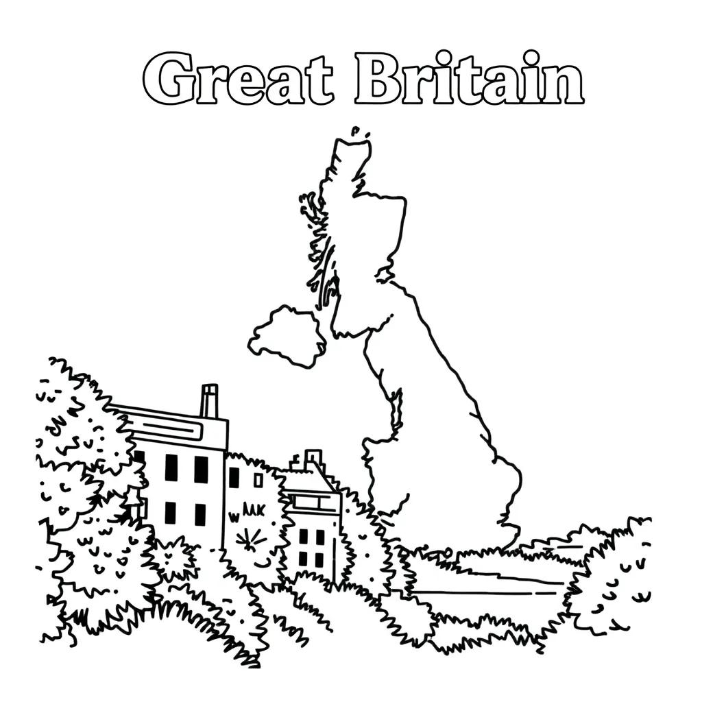 Great Britain Coloring Pages