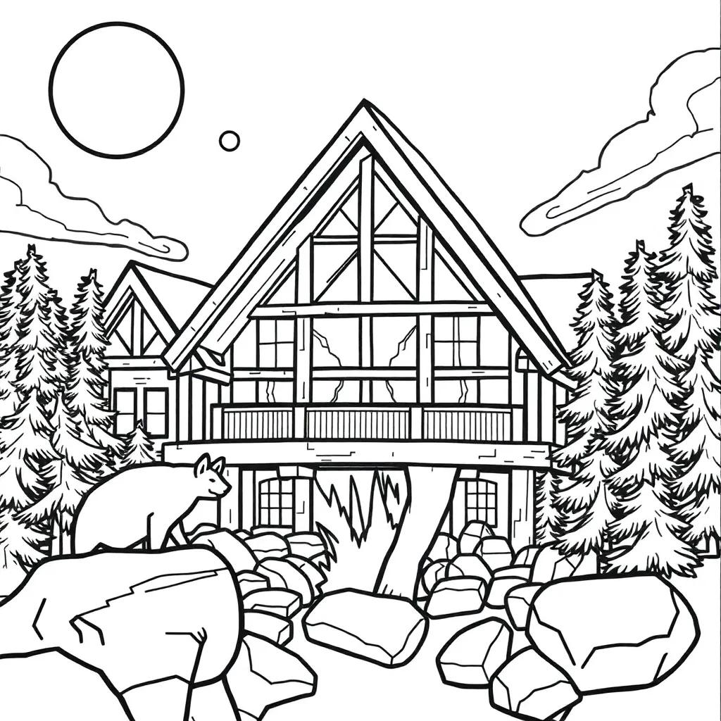 Great Wolf Lodge Coloring Pages