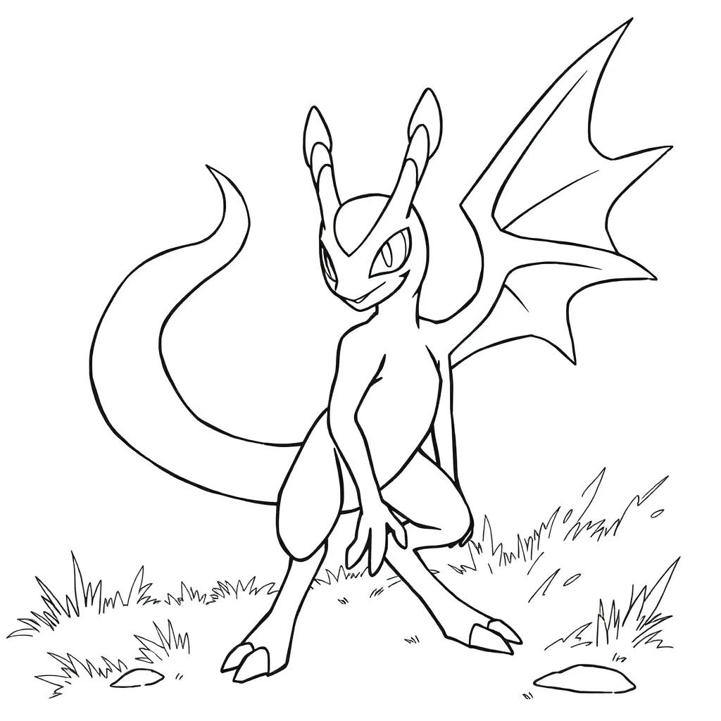 Greninja Pokemon Coloring Pages
