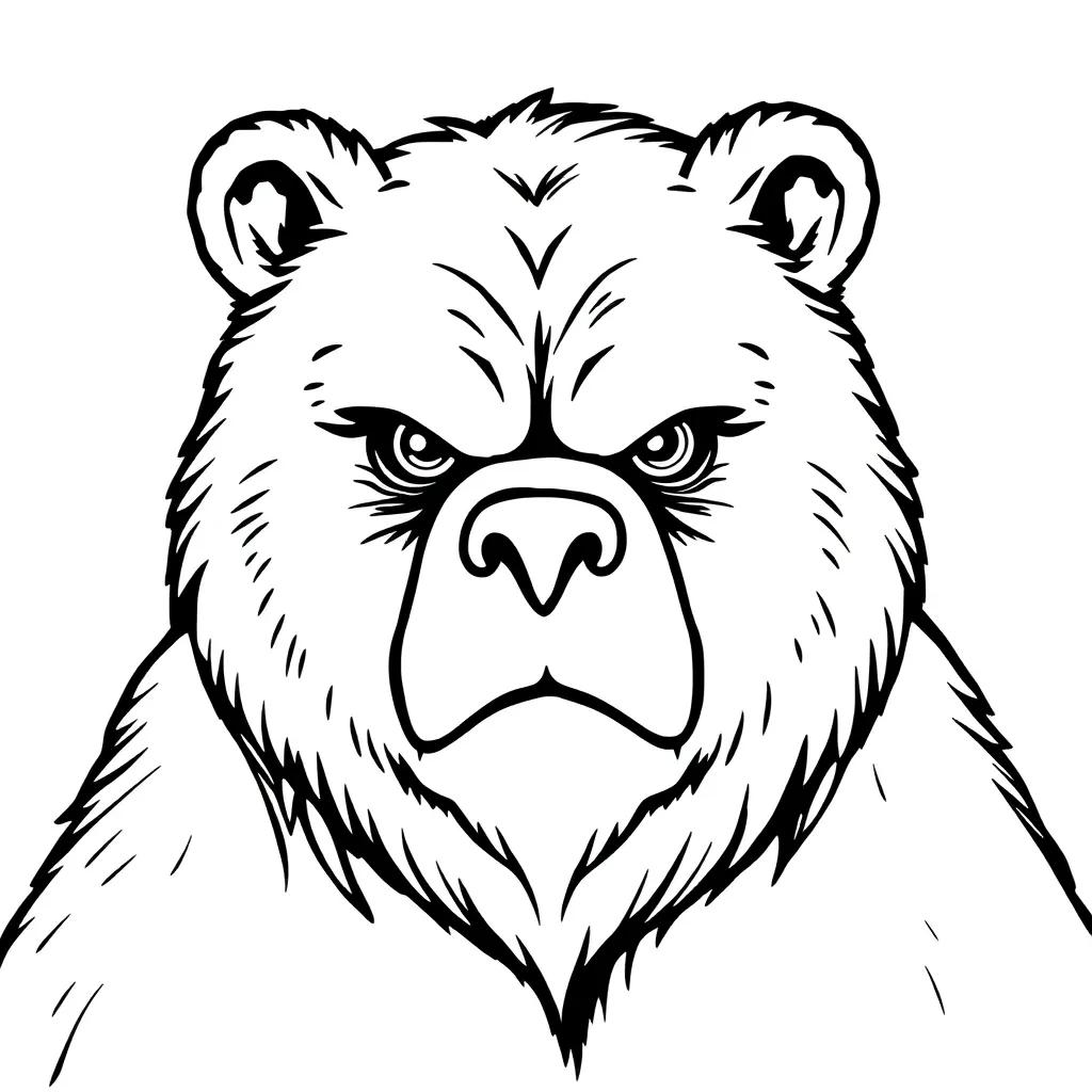 Grumpy Bear Coloring Pages