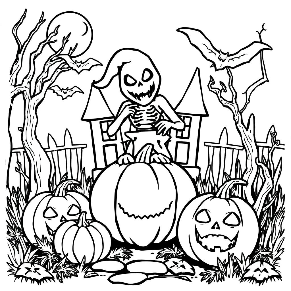 Halloween Coloring Pages For Adults Printable