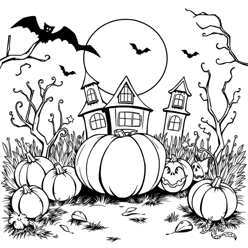 Halloween Images Coloring Pages