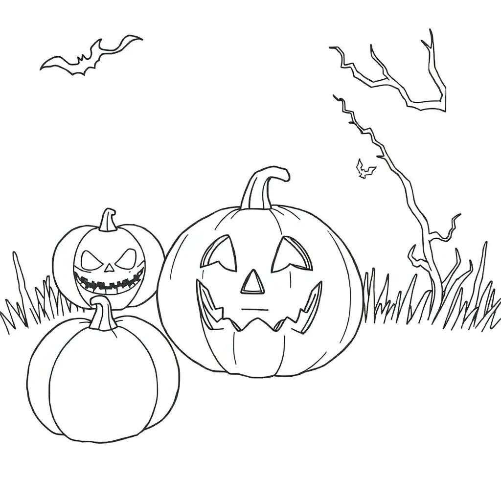 Halloween Coloring Pages With Numbers