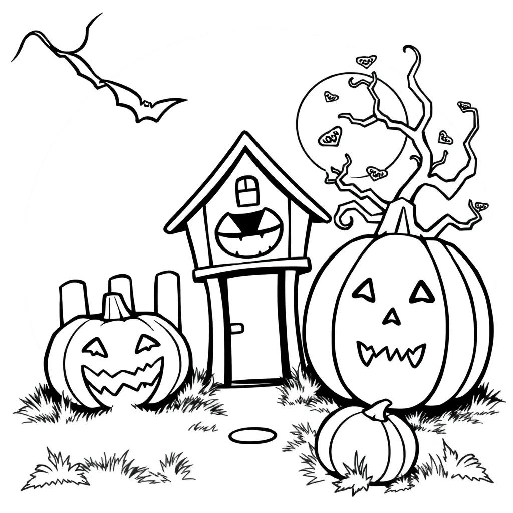 Halloween Pdf Coloring Pages