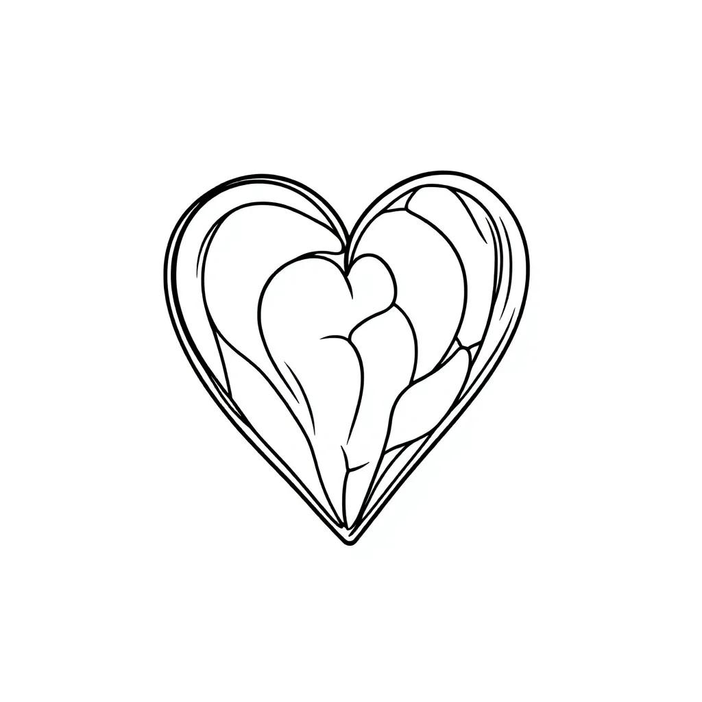 Heart Pictures Coloring Pages
