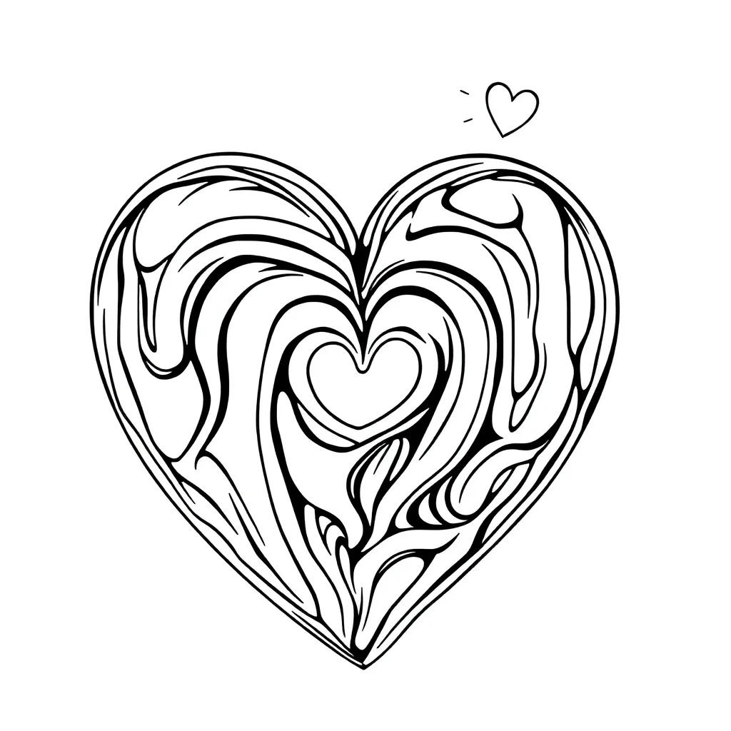 Heart Coloring Pages For Adults