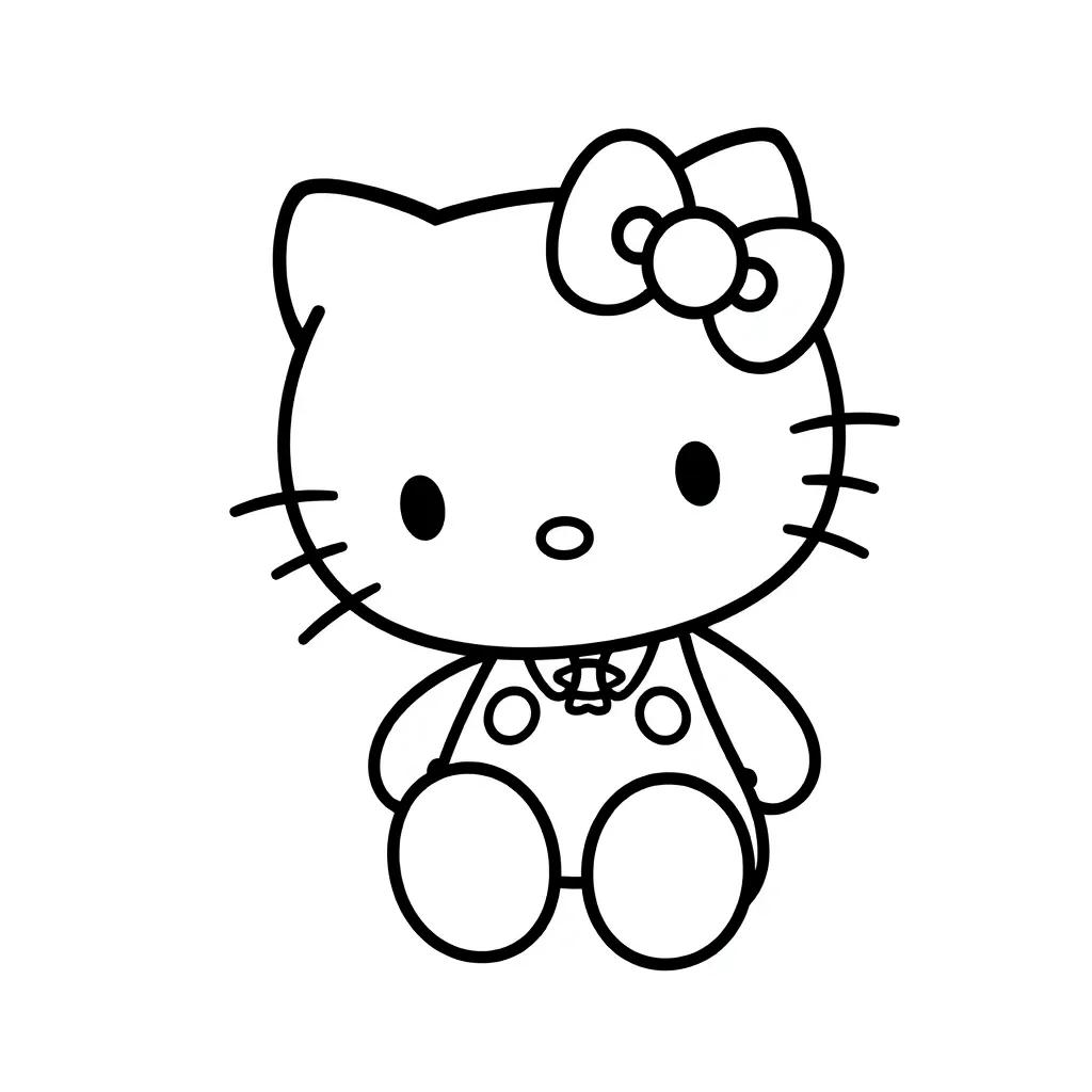 Hello Kitty Coloring Pages Online
