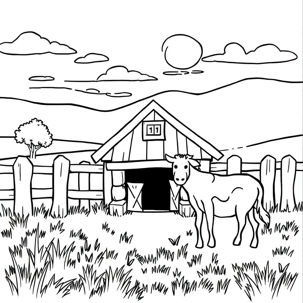 Home On The Range Coloring Pages