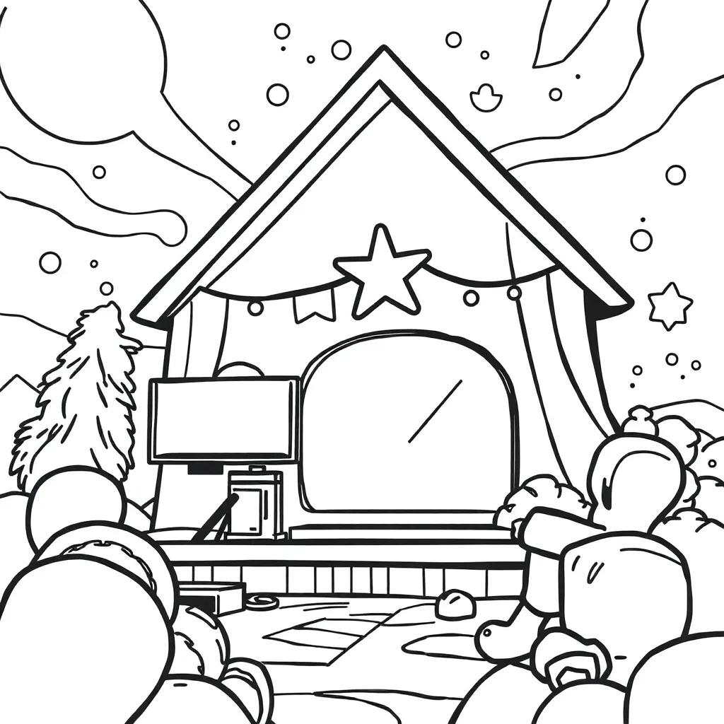Home Movie Coloring Pages