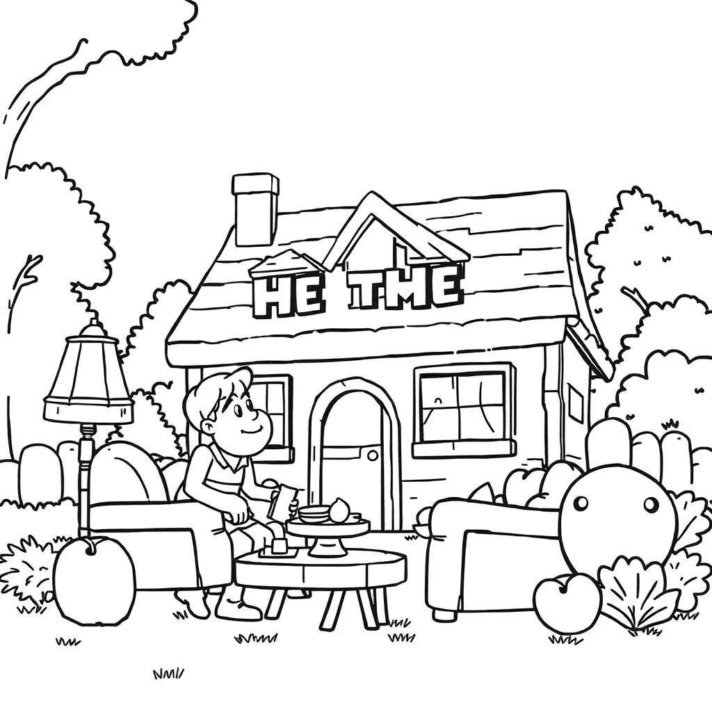 Home The Movie Coloring Pages