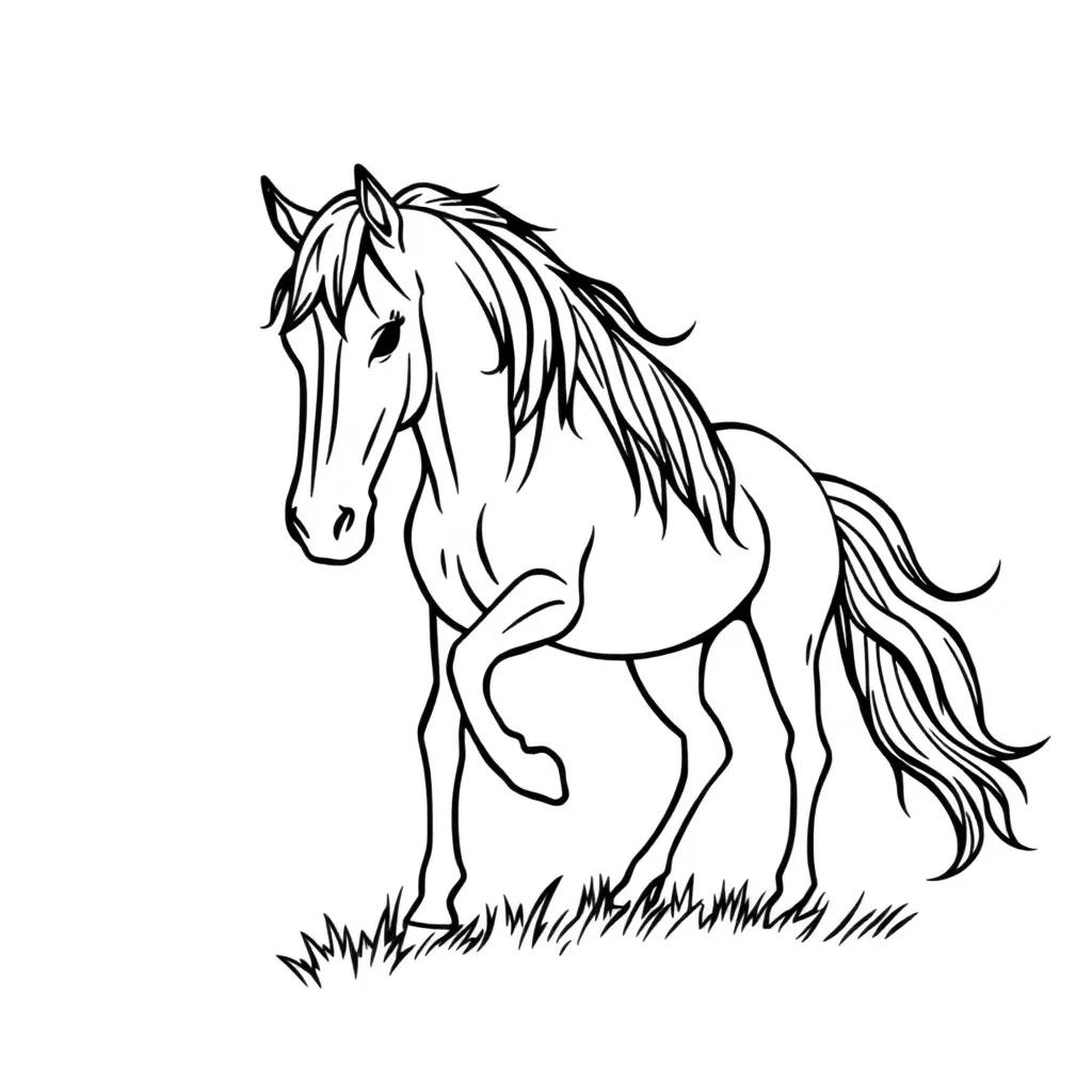 Horse Printable Coloring Page