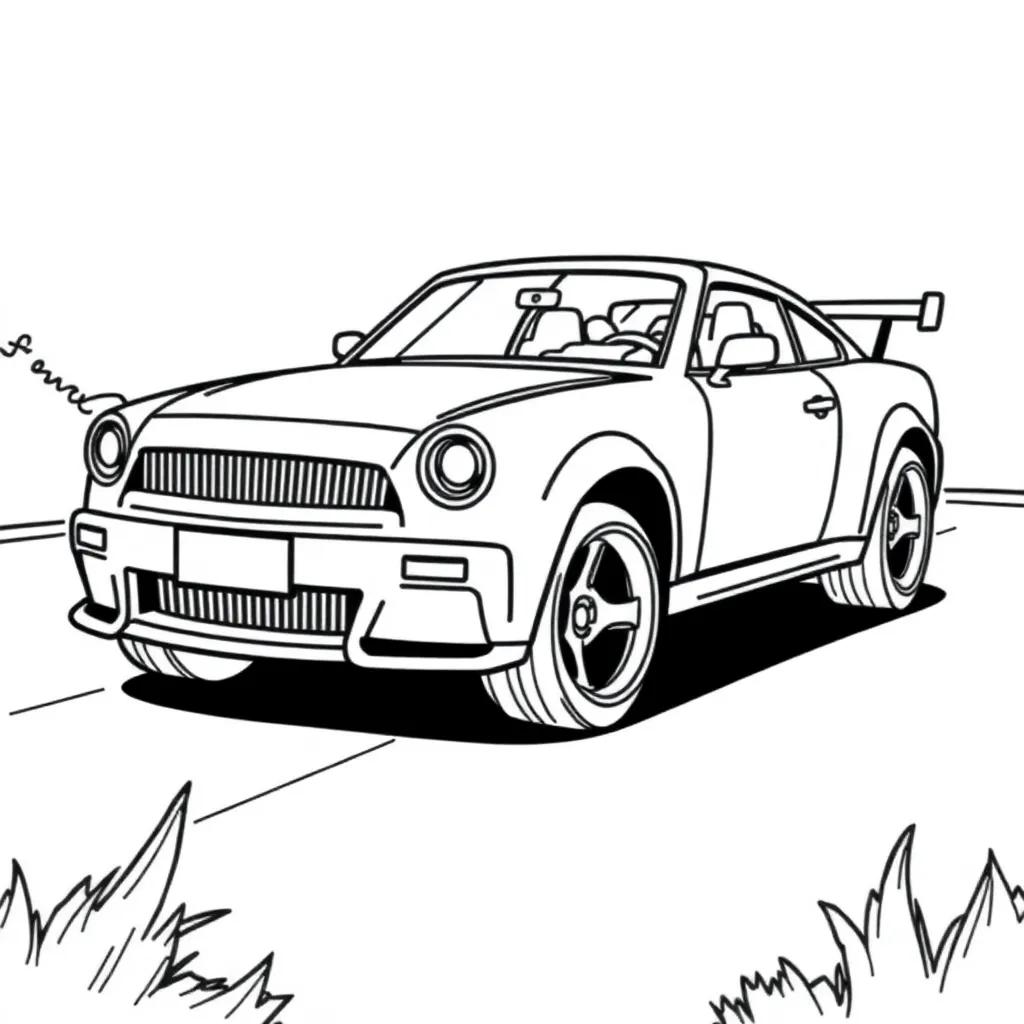 Hot Wheels Cars Coloring Pages
