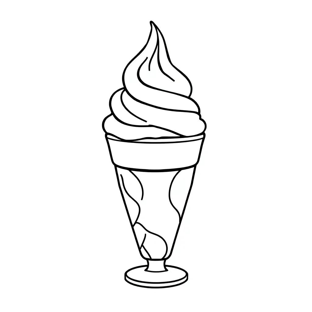 Ice Cream Coloring Pages Free