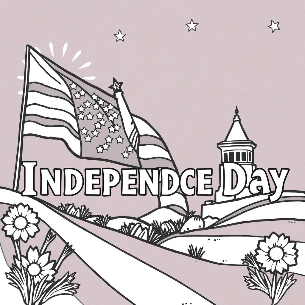 Independence Day Coloring Pages Independence Day Coloring Pages
