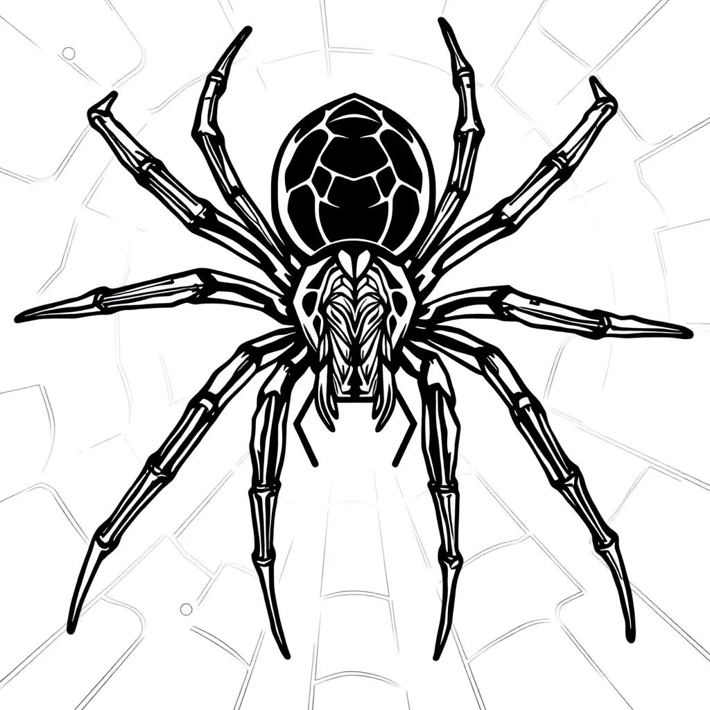 Iron Spider Coloring Page