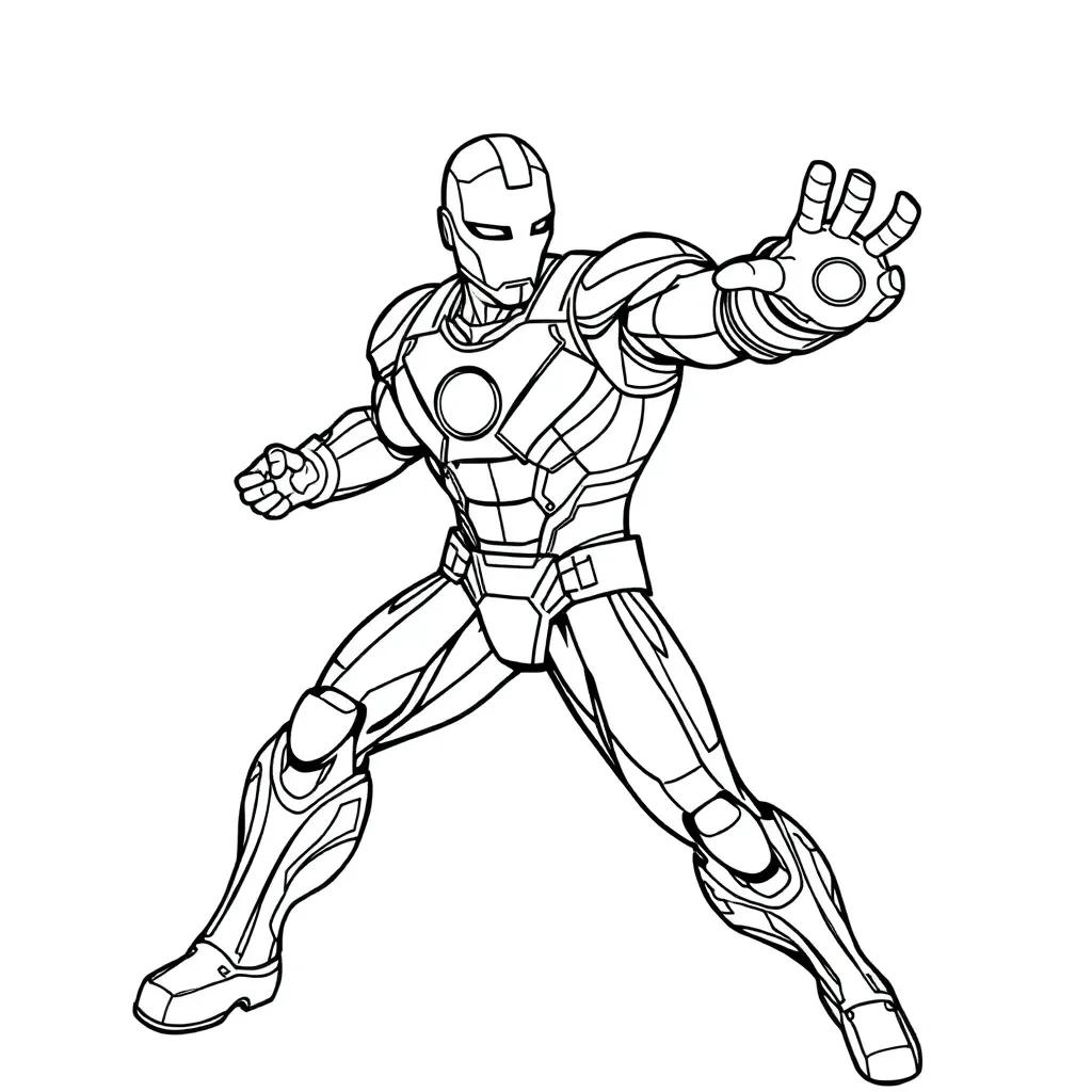 Ironman Printable Coloring Pages