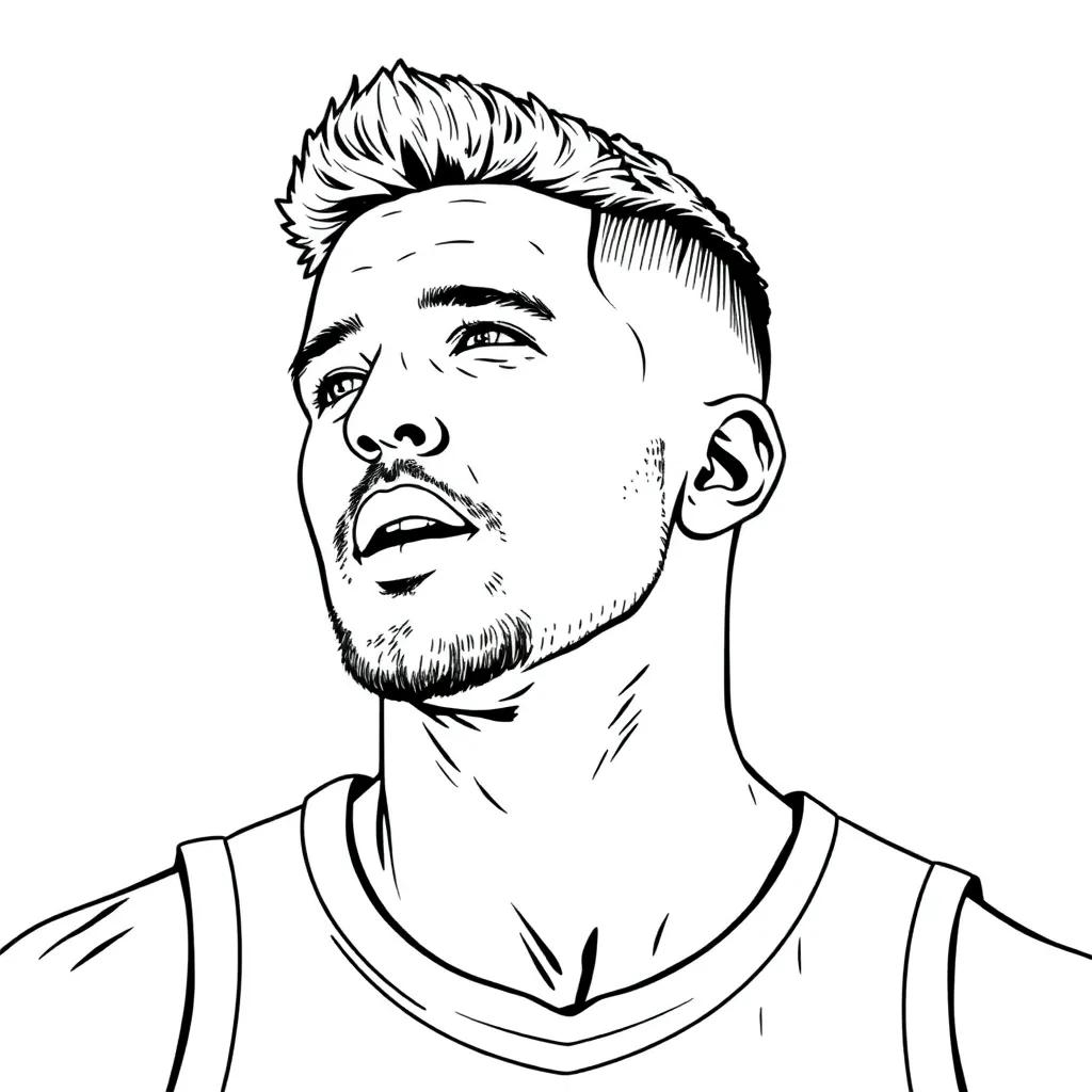 Jayson Tatum Coloring Page