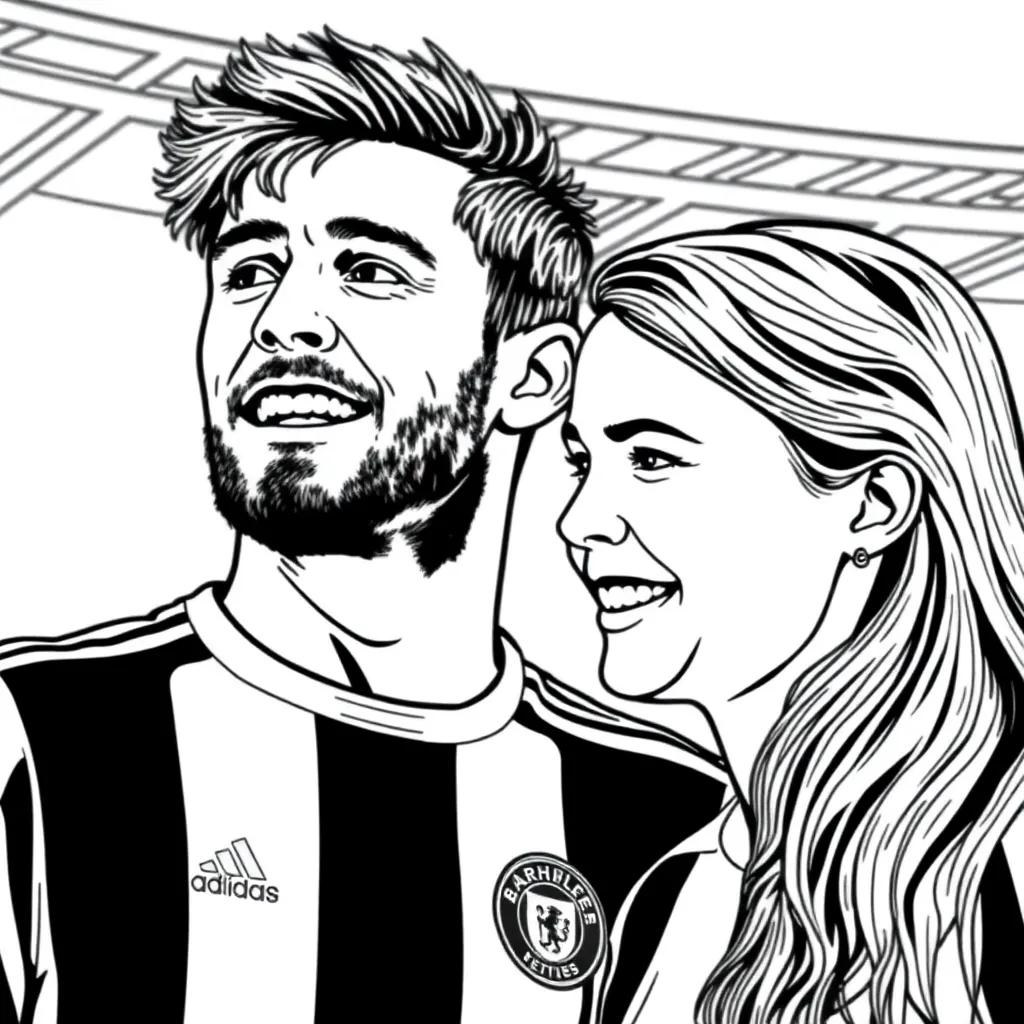 Kevin De Bruyne And Haaland Coloring Pages