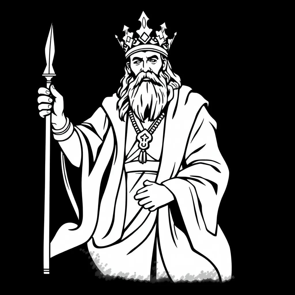 King Solomon Coloring Page
