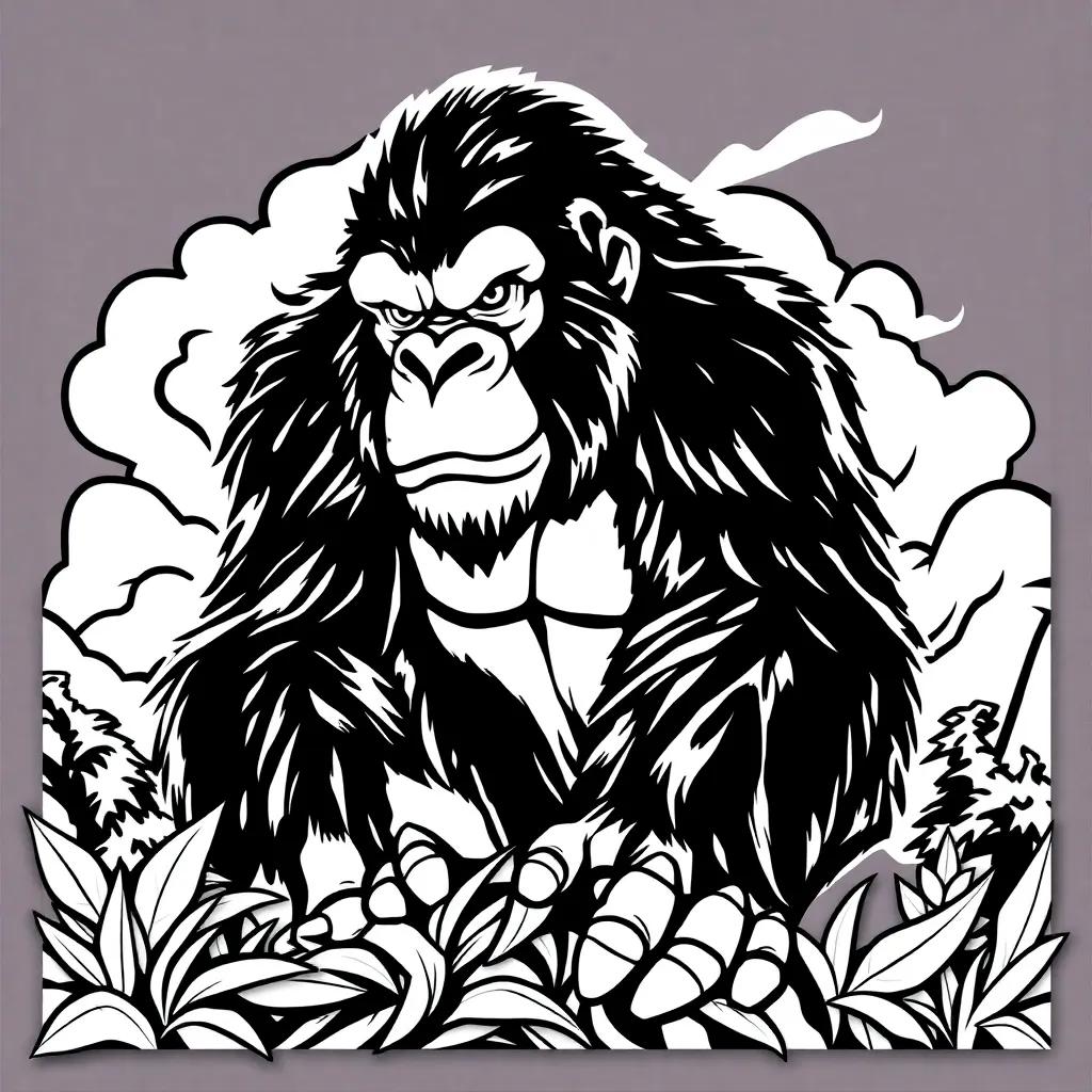 King Kong Printable Coloring Pages