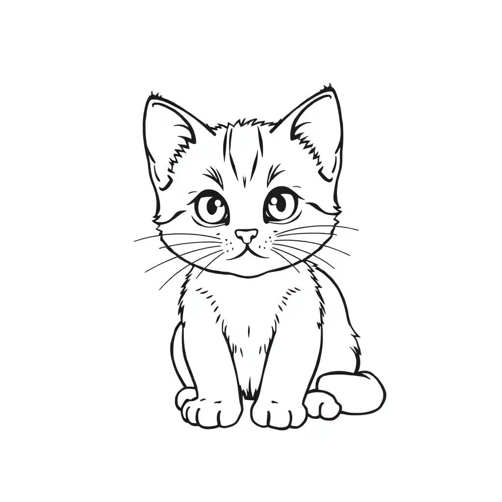 Kitty Coloring Pages To Print