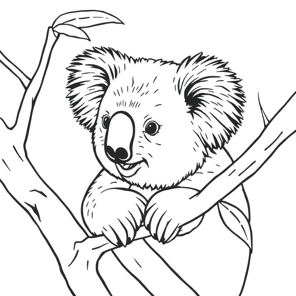 Koala Bear Coloring Pages