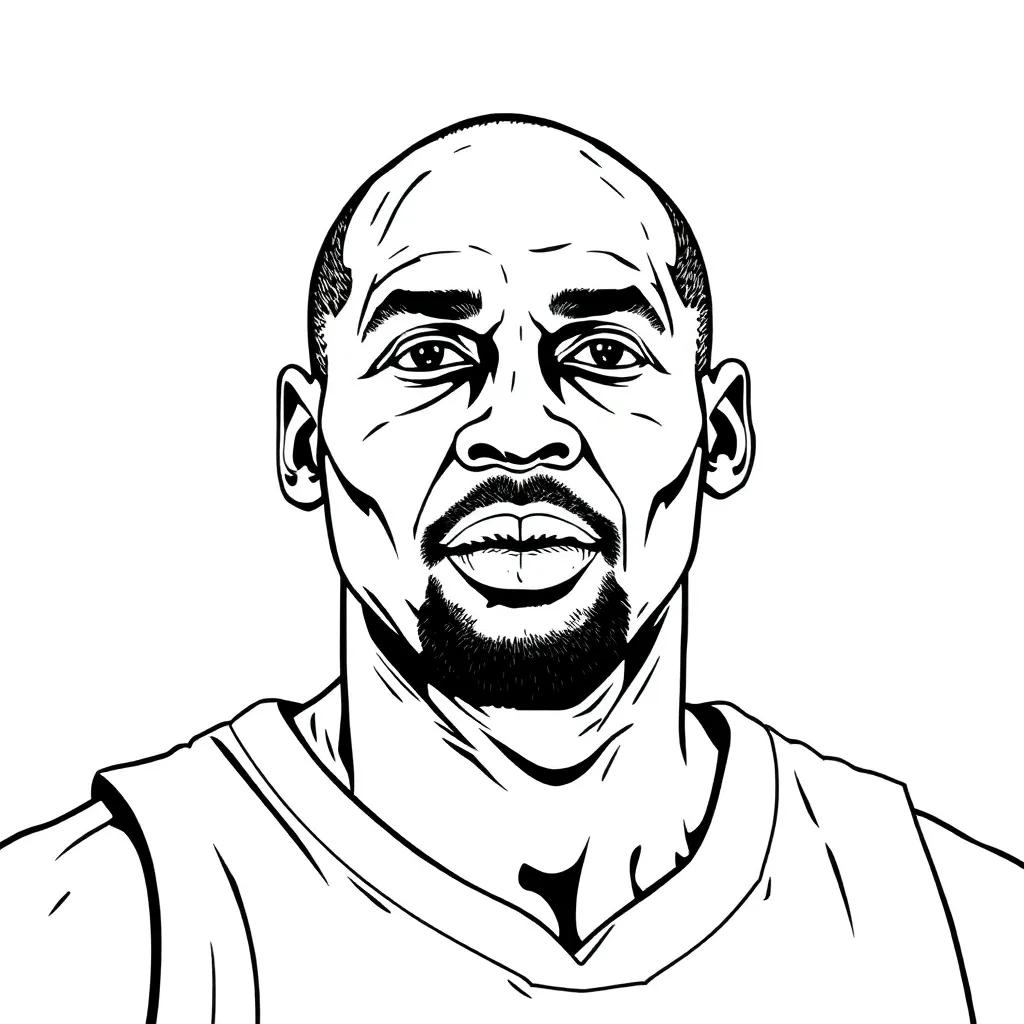 Kobe Bryant Color Page